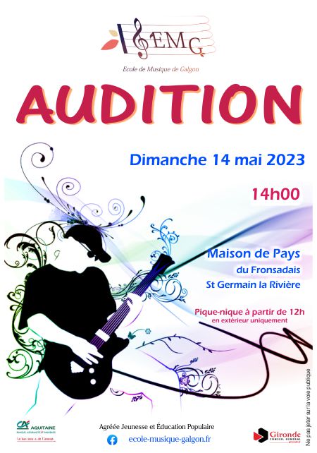 Affiche Audition 2023 small