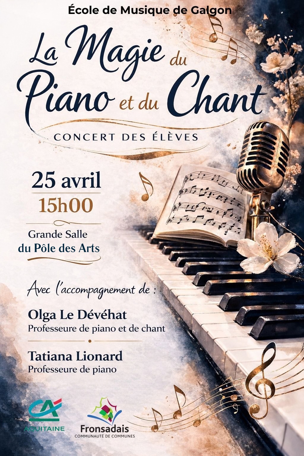 2026 La magie du Piano et du Chant