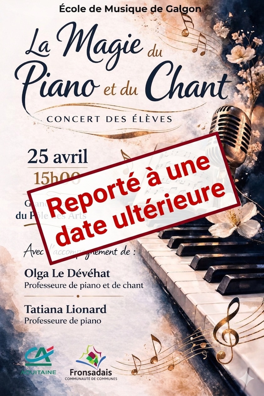 2026 La magie du Piano et du Chant