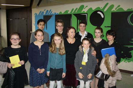 Tatiana et ses élèves aux éliminatoires de Bordeaux